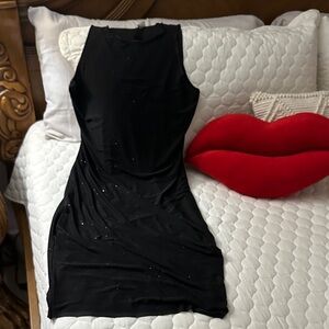 Victoria Secret Diamanté Swimwear Mesh Midi Dress- Sz Large